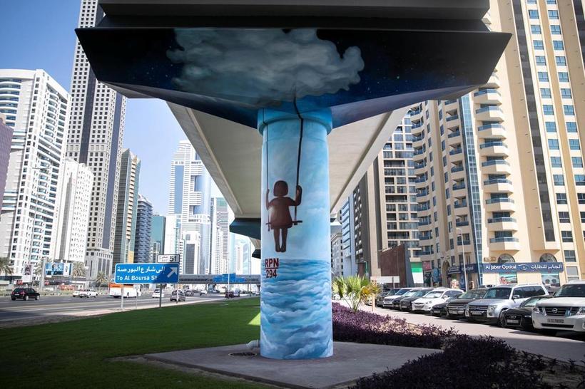 Метро Дубая станет художественной галерей под открытым небом
